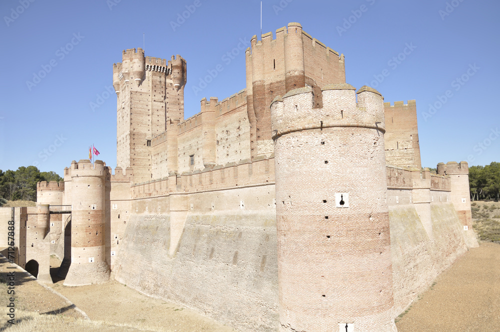 La Mota Castle (Valladolid, Spain)