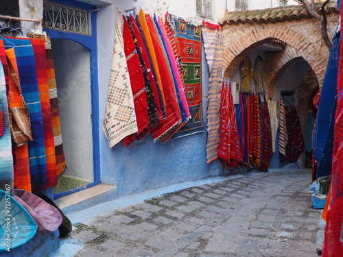 モロッコ　青い町 © yokofoto