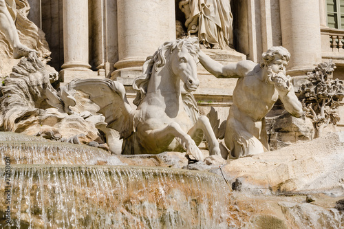 Trevi fountain, Rome, Italy