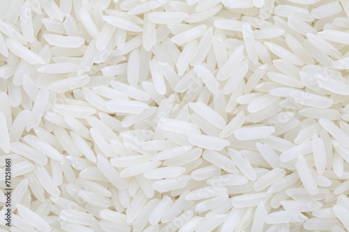 Asian white rice or uncooked white rice