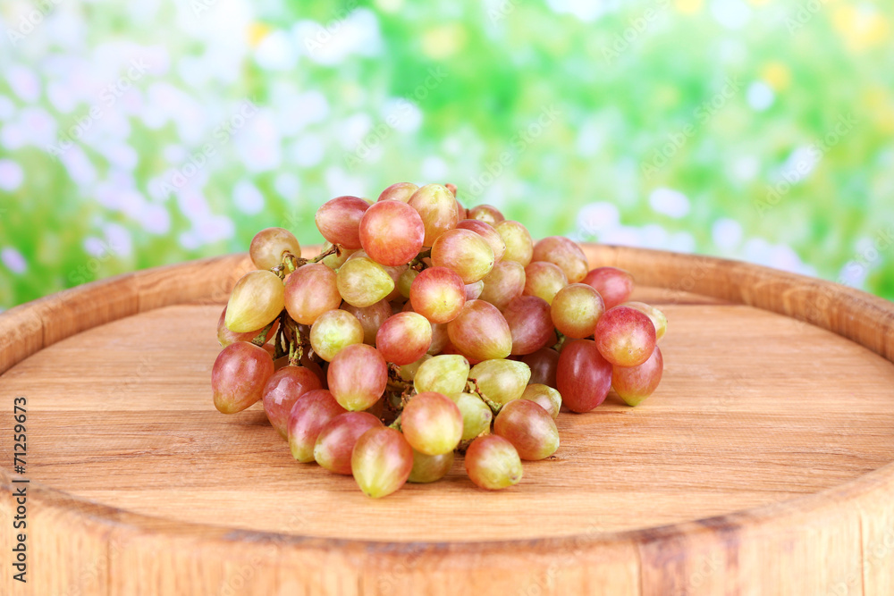 sweet grape on green nature background sweet grape on green nature background