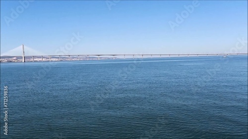 Wallpaper Mural The Vasco da Gama Bridge Crossing the River Tagus Torontodigital.ca