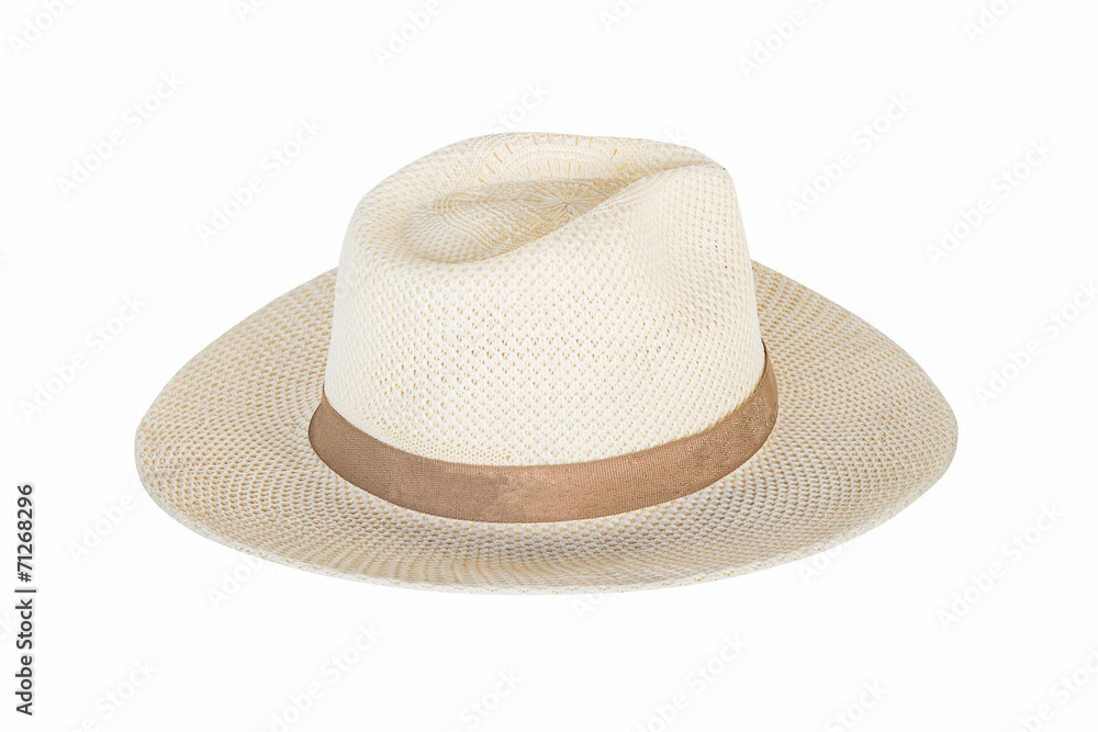 Hat on isolated white with clipping path. Hat on isolated white with clipping path.