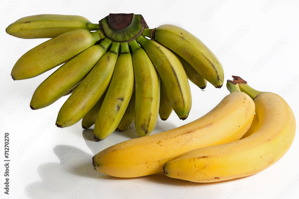 casco di banane tropicali