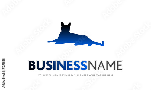 logo gatto, logo animali, gatto, felino, micio