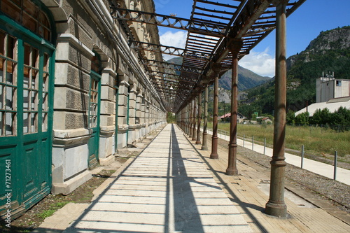 Canfranc abandoned railway station