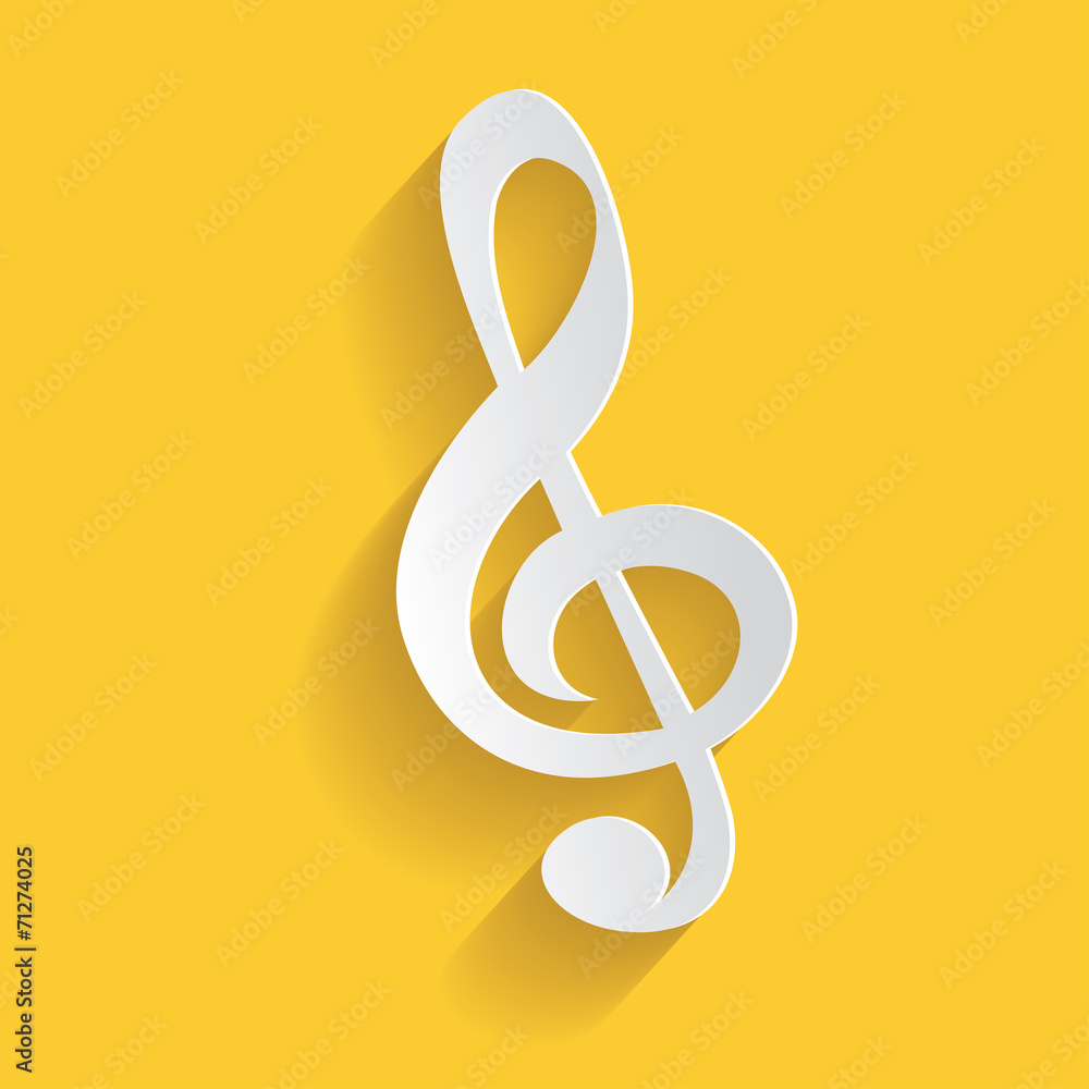 Song symbol,clean vector Song symbol,clean vector