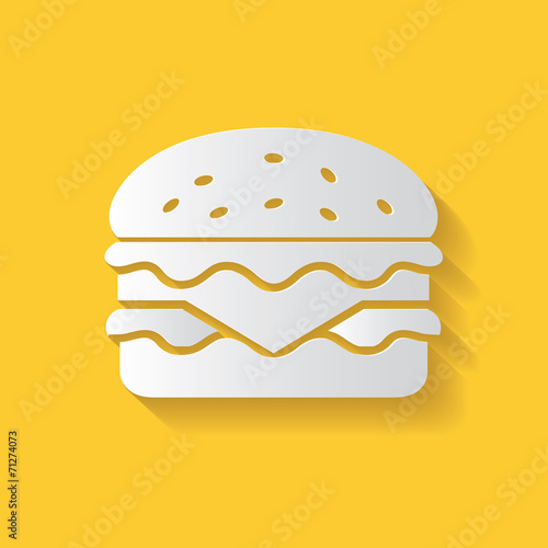 Hamburger symbol,clean vector