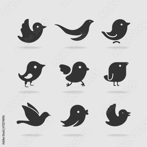 Symbol set bird