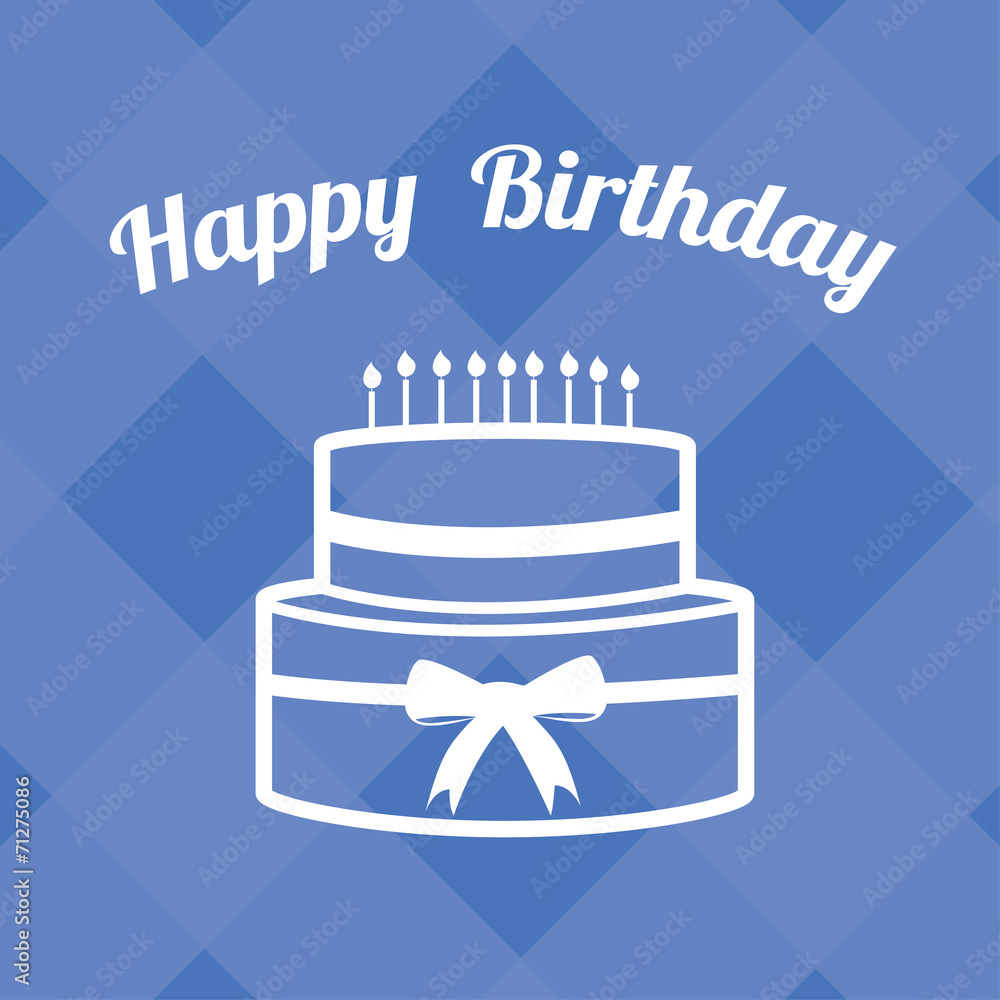 Naklejka premium Happy Birthday