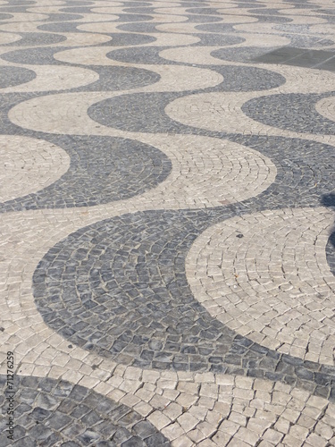 Wave pattern in Rossio Square