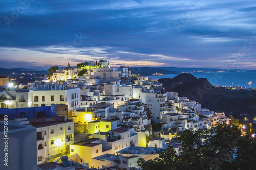 Daybreak in Mojacar, province of Almeria, Andalucia