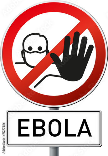 Schild Ebola