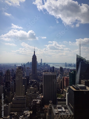New York Vista dall'alto Downtown 