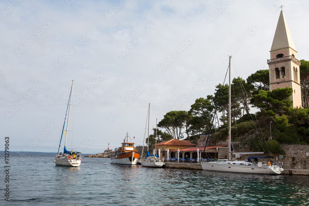 Port de Veli Losinj et campanile