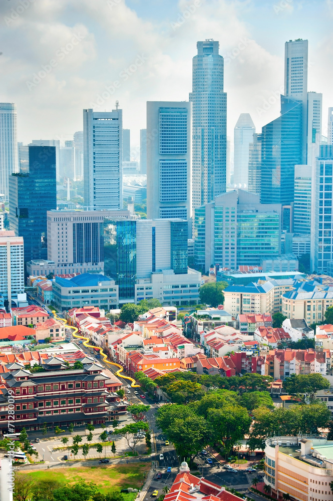 Fototapeta premium Singapore metropolis