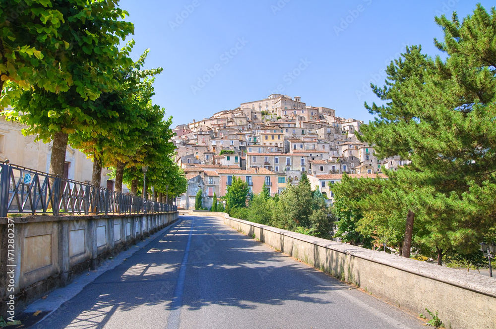 Panoramic view of Morano Calabro. Calabria. Italy. Panoramic view of Morano Calabro. Calabria. Italy.