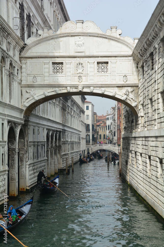 Bridge of Sighs,Venice Italy.