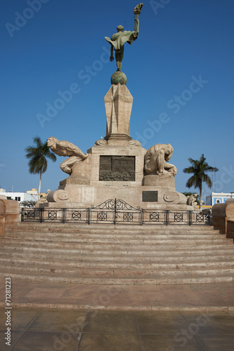 Freedom Monument in Trujillo in Northern Peru