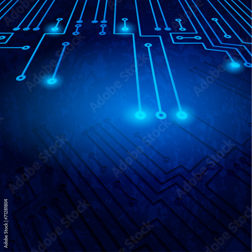 Drawing modern electronic circuit