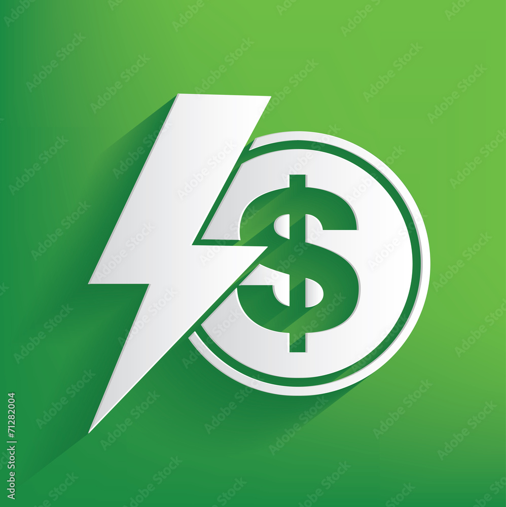 Money symbol on green background,clean vector Money symbol on green background,clean vector