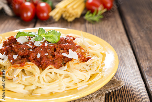 Spaghetti with Tomato Sauce photo