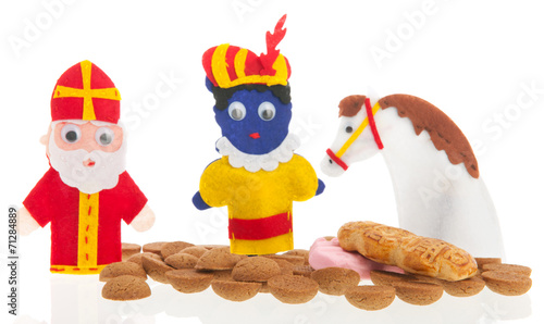 Handmade puppets and gingernuts for Dutch Sinterklaas photo