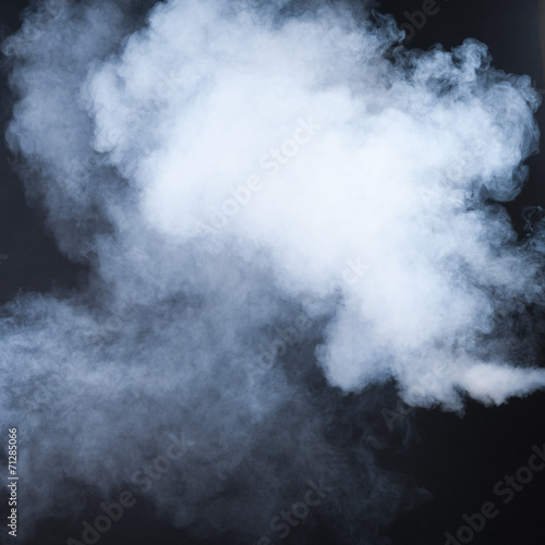 smoke isolated on black