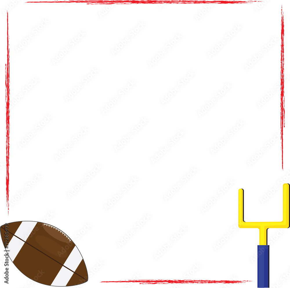 Fototapeta premium football frame