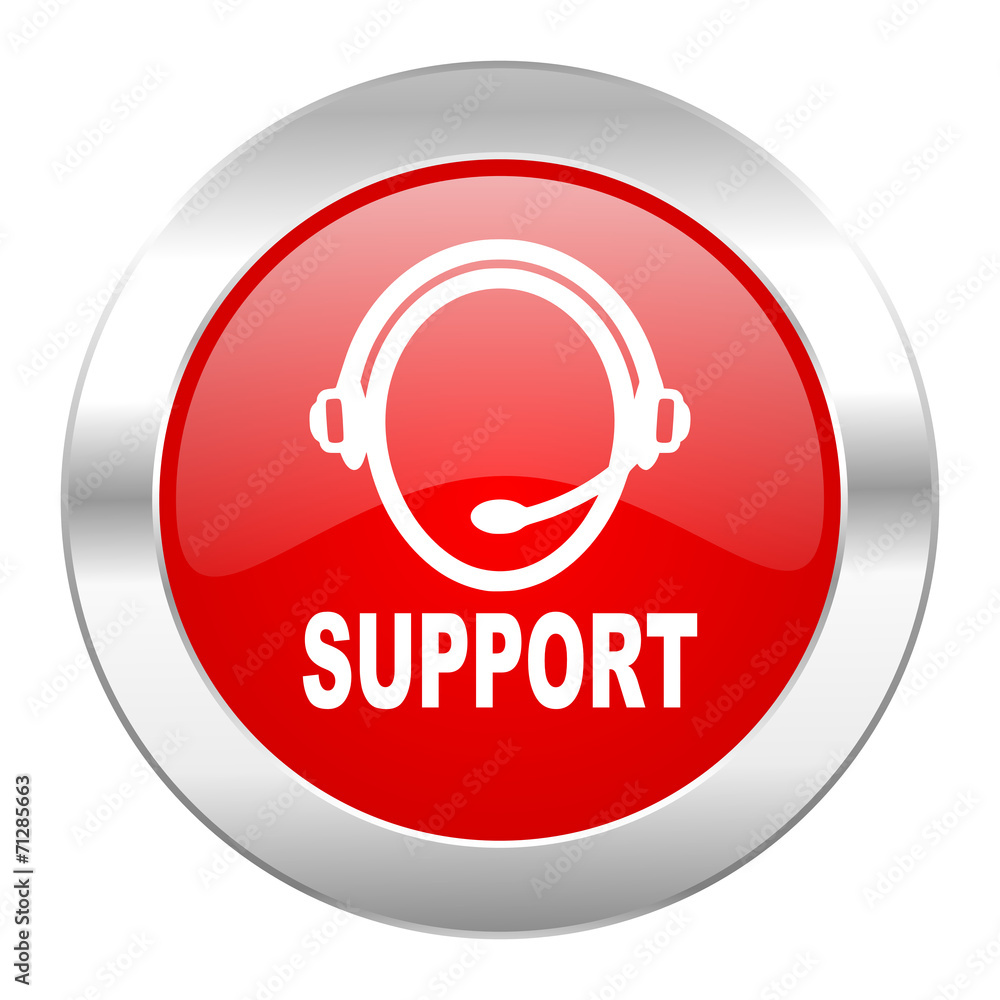 support red circle chrome web icon isolated support red circle chrome web icon isolated