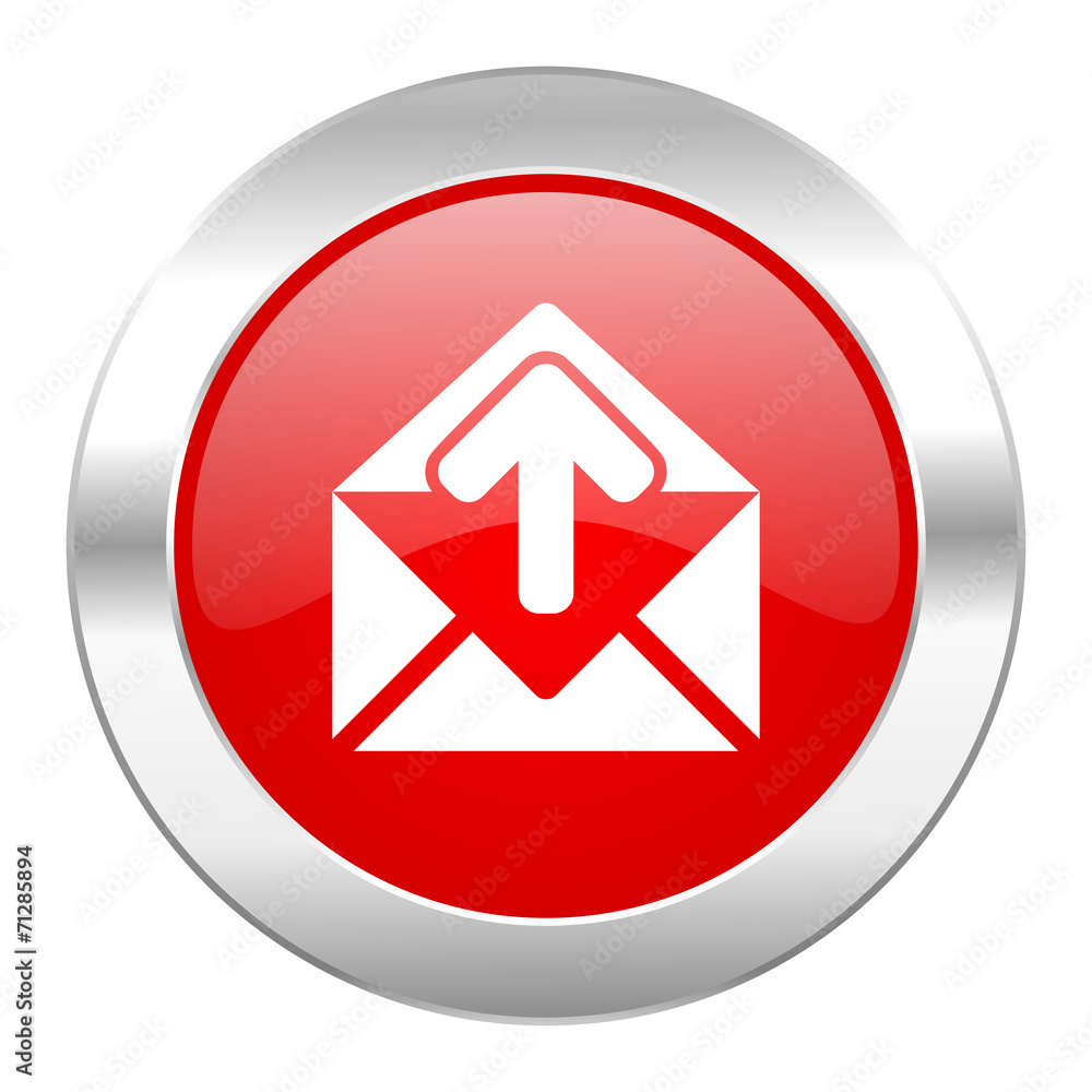email red circle chrome web icon isolated email red circle chrome web icon isolated