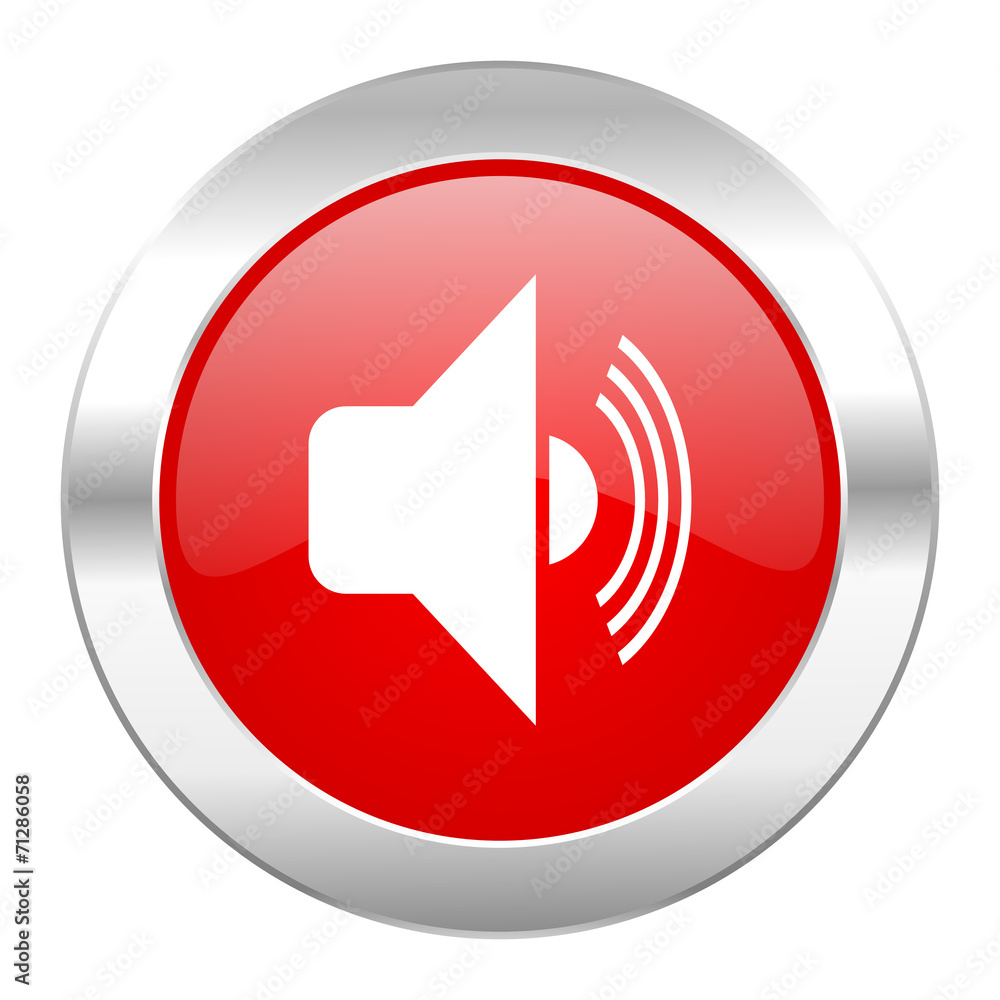 volume red circle chrome web icon isolated volume red circle chrome web icon isolated