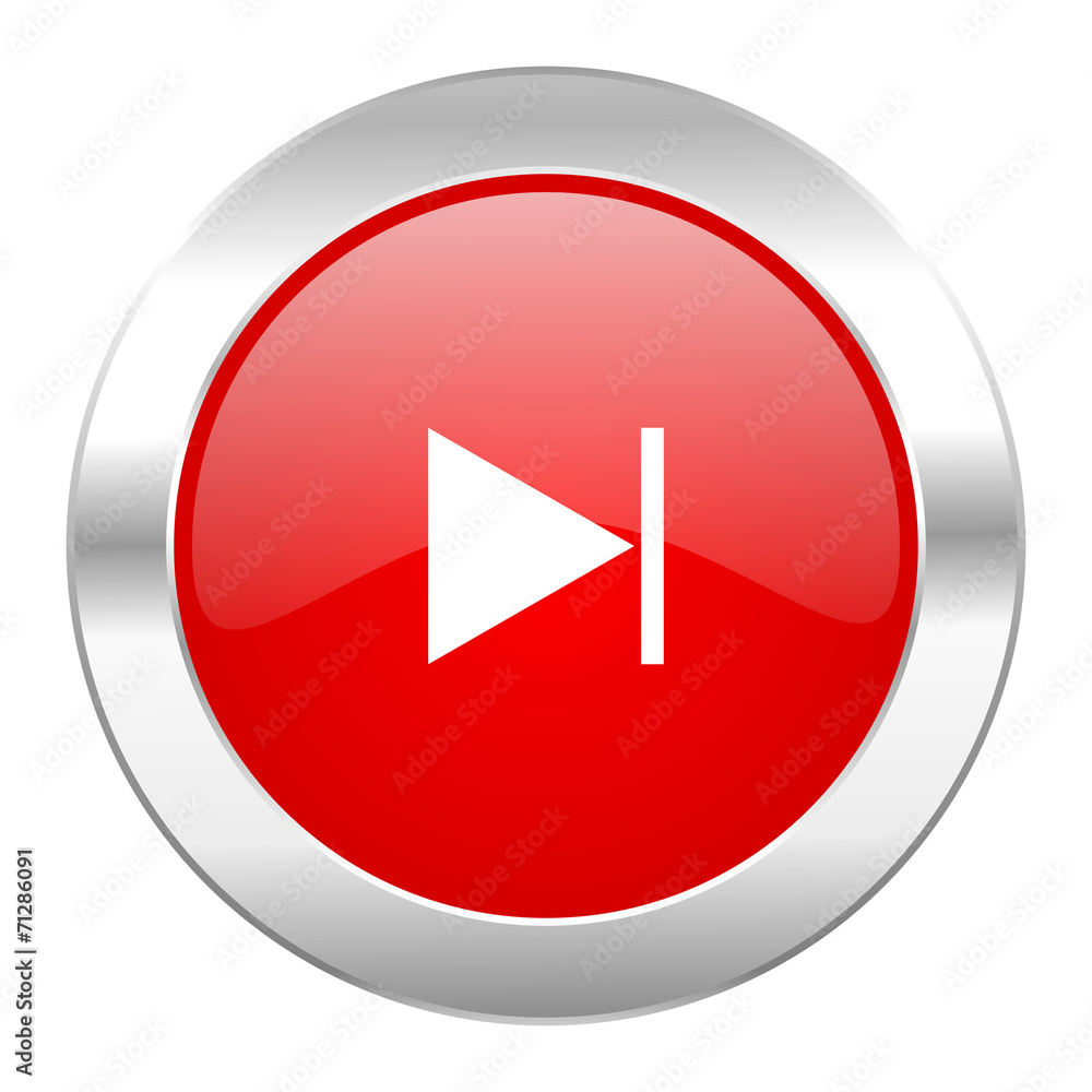 next red circle chrome web icon isolated next red circle chrome web icon isolated