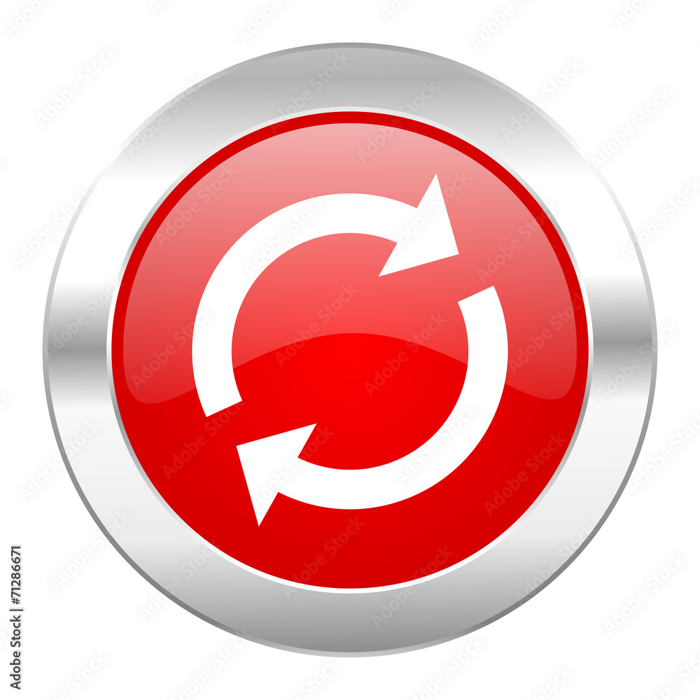 reload red circle chrome web icon isolated reload red circle chrome web icon isolated