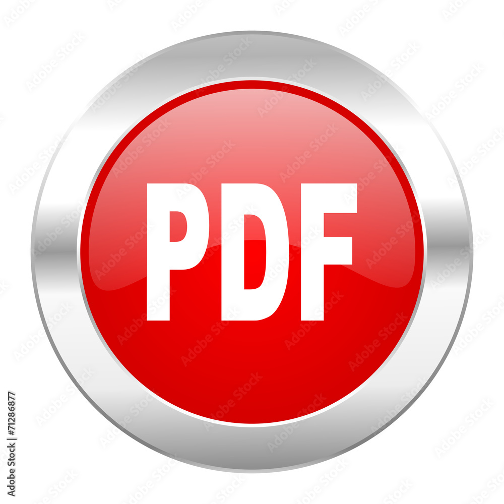 pdf red circle chrome web icon isolated pdf red circle chrome web icon isolated
