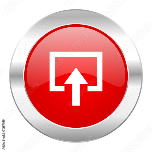Free Download enter red circle chrome web icon isolated - GFXLoad