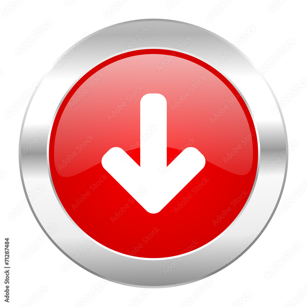 download arrow red circle chrome web icon isolated download arrow red circle chrome web icon isolated