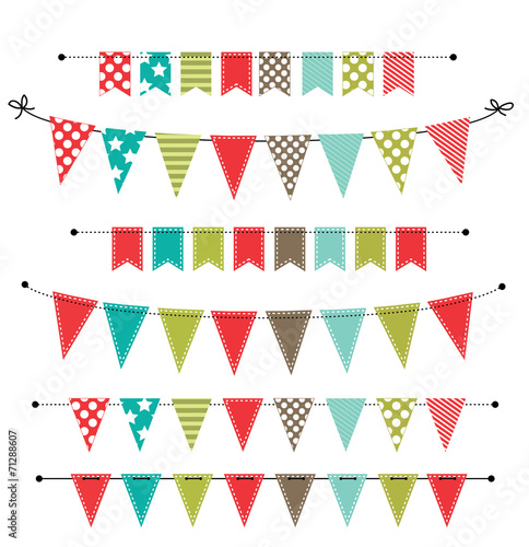 Christmas banner, bunting or flags