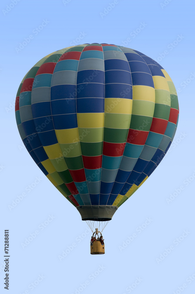 Fototapeta premium Hot Air Balloon Against Blue Sky