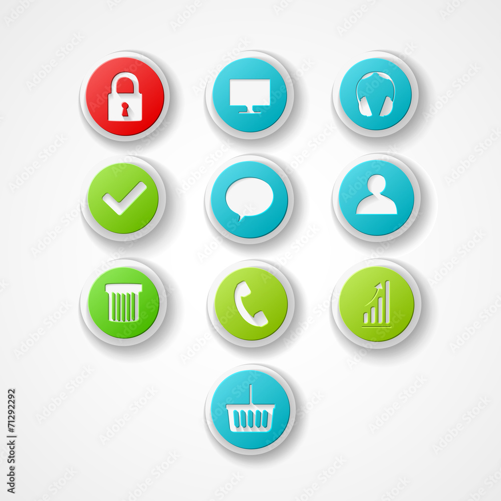 set concept web icon set concept web icon