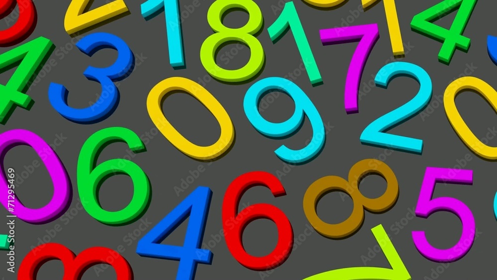 numbers. from zero to nine. 3d numbers. from zero to nine. 3d