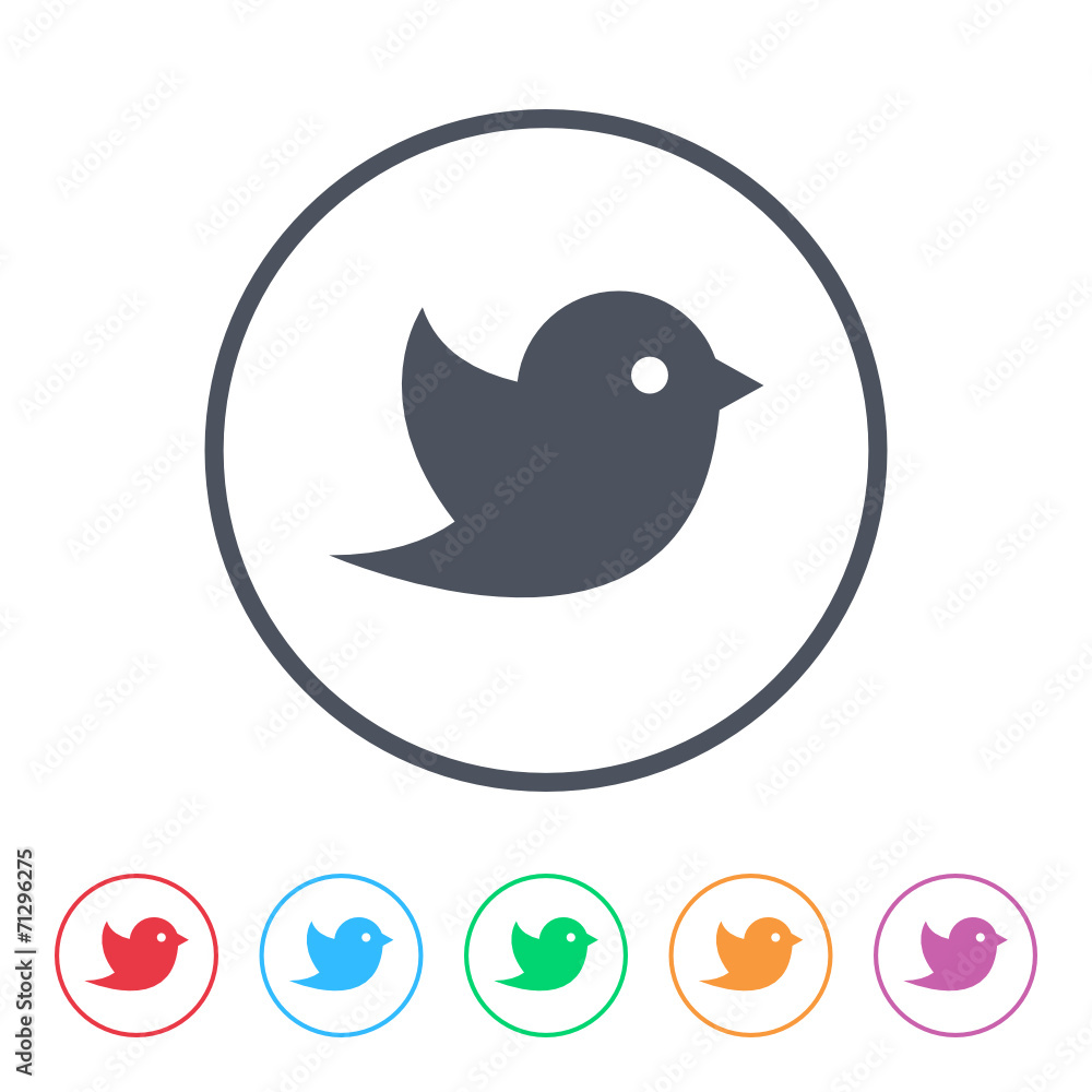 Fototapeta premium Streamline Vector Icon - 6 Colors Included