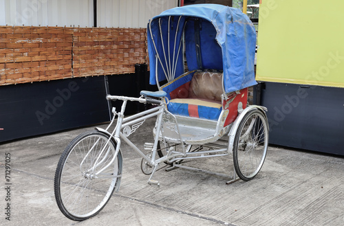 Old bike and tricycle