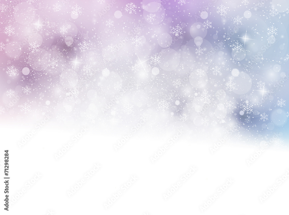 Fototapeta premium 雪 光 背景