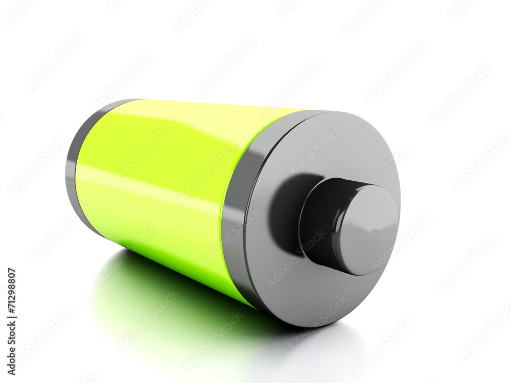 full battery 3d icon full battery 3d icon