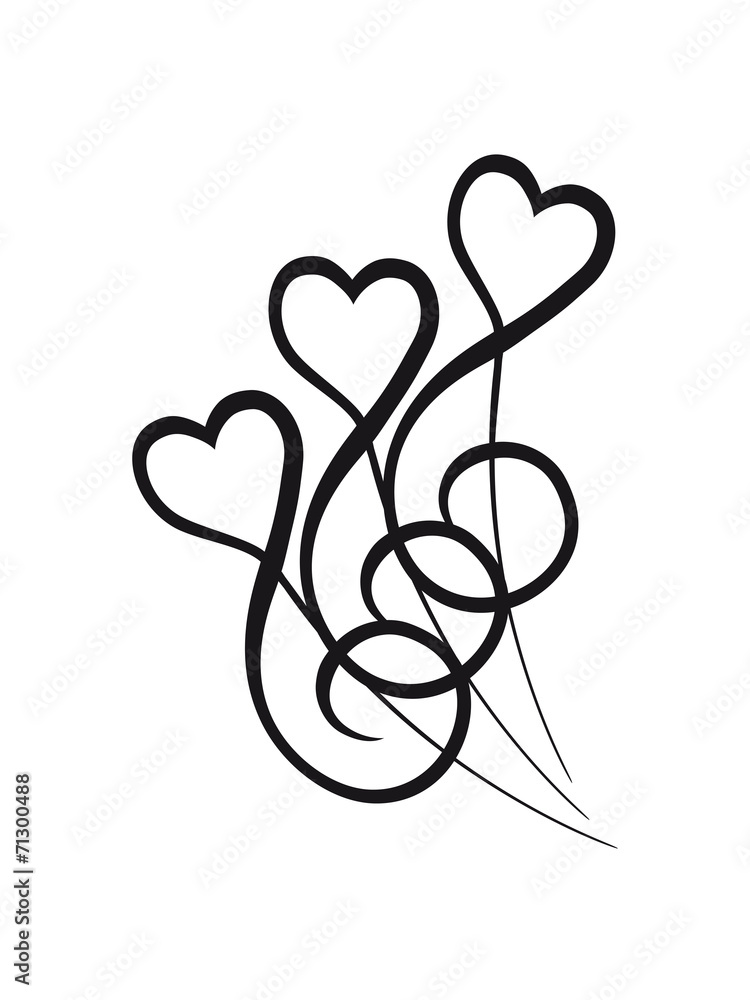 Herz Liebe Notenschlüssel Design Herz Liebe Notenschlüssel Design