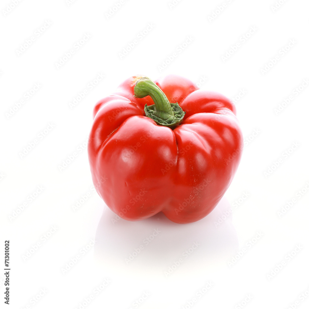 pepper on white background pepper on white background