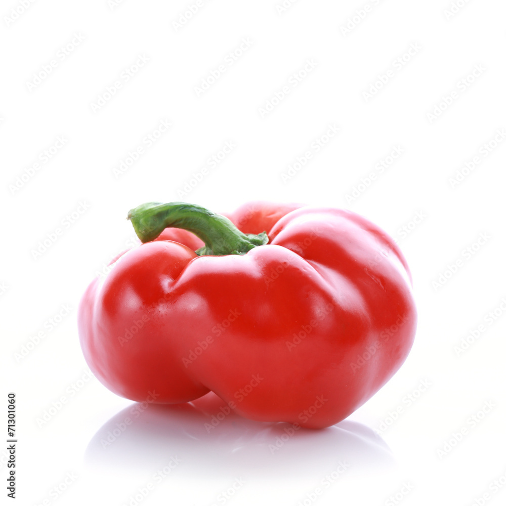 pepper on white background pepper on white background
