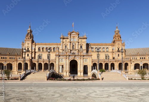 Spain Square frontal view