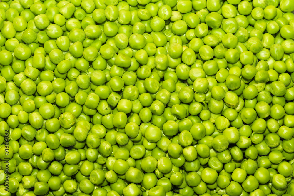 green peas, texture